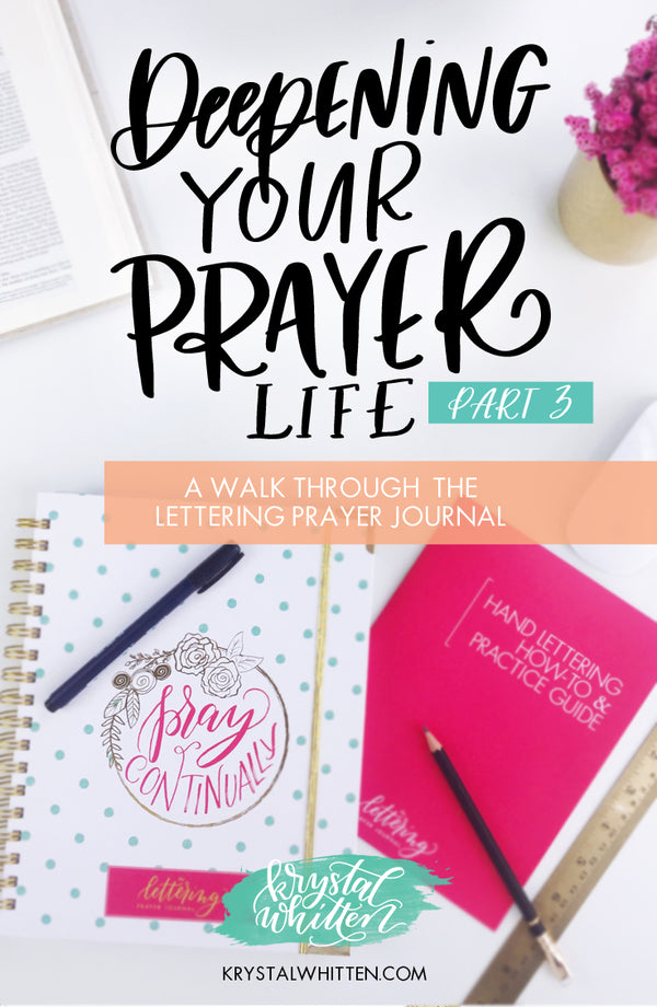 Pray About Everything sticker card - Krystal Whitten Studio