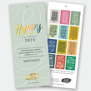 2025 Hymns Calendar