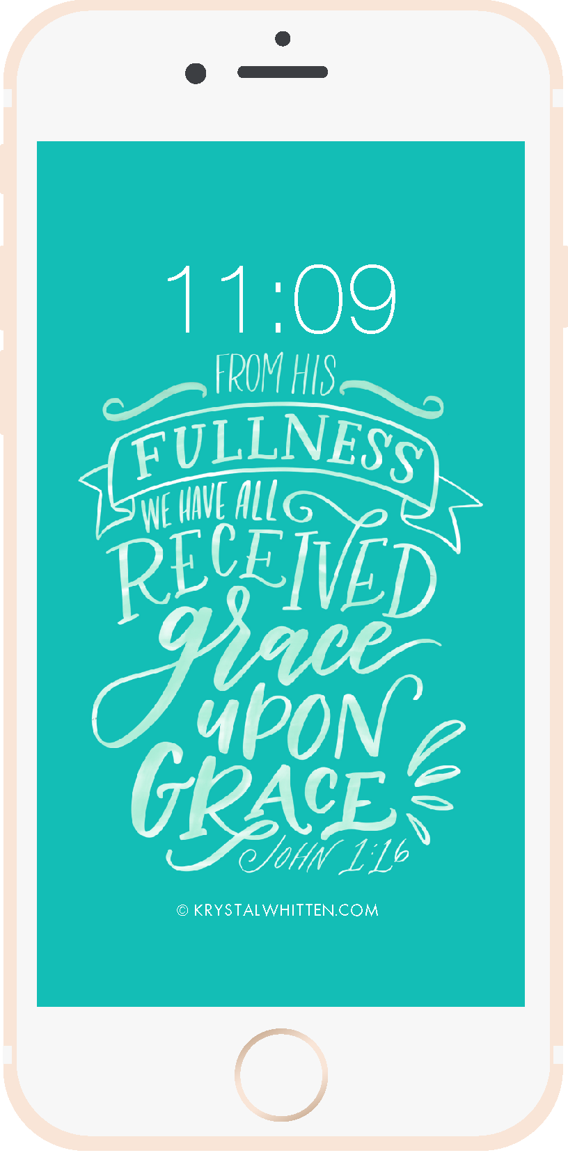 Grace Upon Grace Lord Lock Screen (3/18)