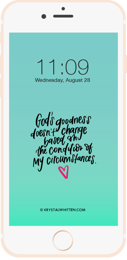 God's Goodness Lock Screen (8/19)