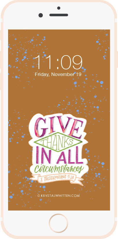 In All Circumstances Lock Screen (11/21)