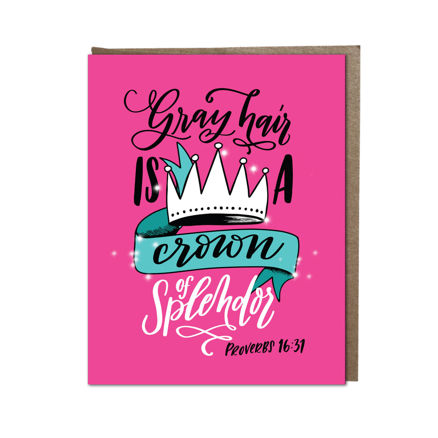 "A Crown of Splendor" card