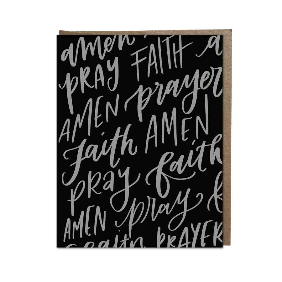 "Amen" card