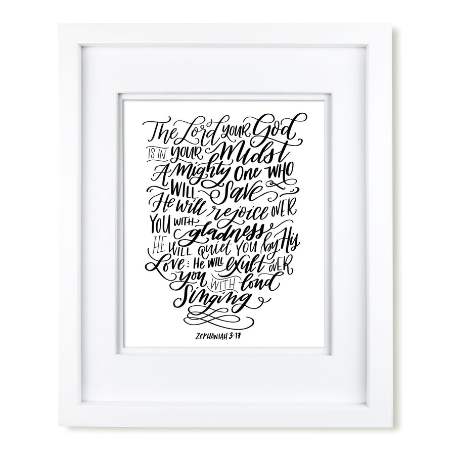 "In Your Midst" scripture art print