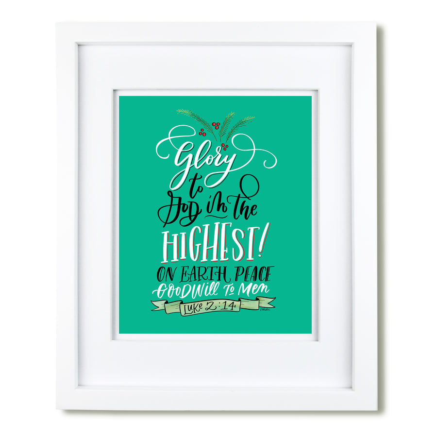 "Glory to God" [art print or canvas]