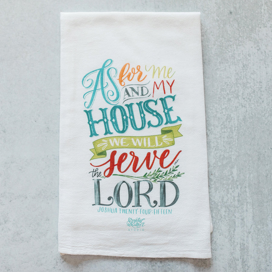 As for Me and My House Tea Towel