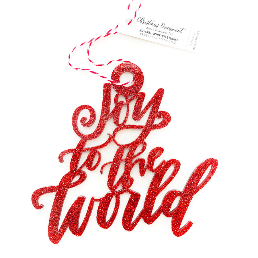 "Joy to the World" Ornament